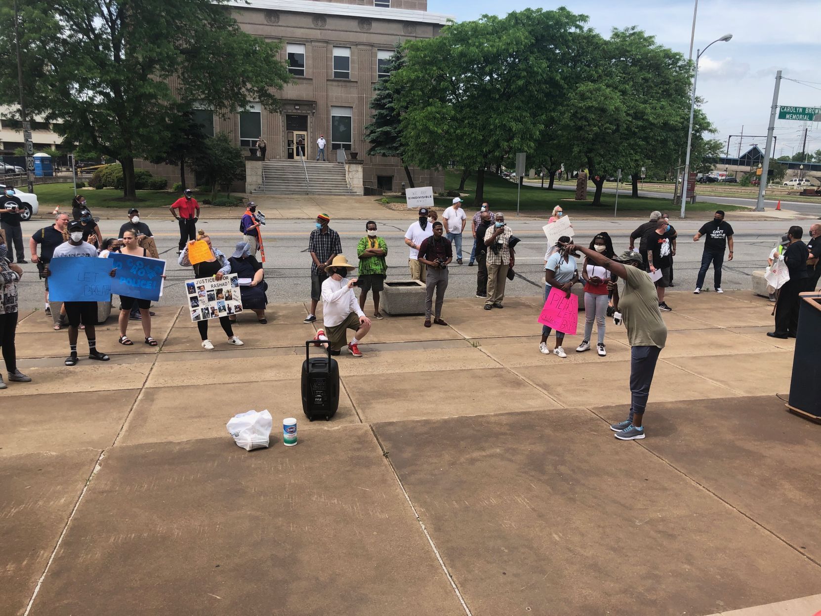 Gary protest